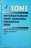 IONI :Informatorium Obat Nasional Indonesia 2008
