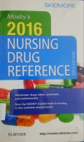 Mosby's 2016 Nursing Drug Reference