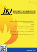 Jurnal Keperawatan Indonesia : vol 23 no 3 November 2020
